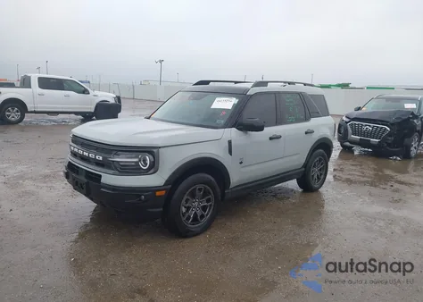 2022 Ford Bronco Sport Big Bend из США, поврежденный, VIN 3FMCR9B69NRD46494